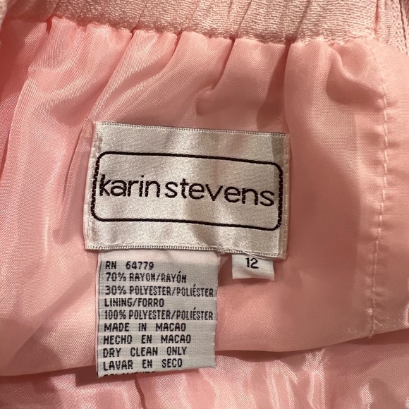 Karin Stevens Light Pink 2 piece Dressy Jacket & Skirt Set - Picture 14 of 16